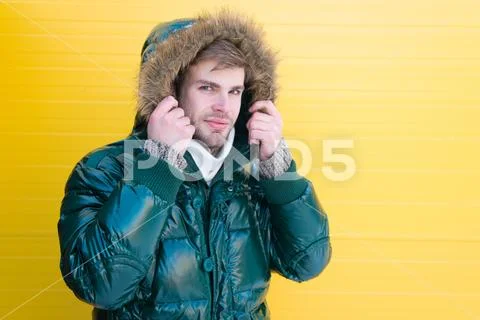 Staying stylish and cozy. Fashion model enjoying warmth and comfort. Casual Stock Photos