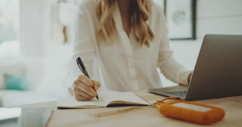 Staying on Top of Work Stock Footage 138899900