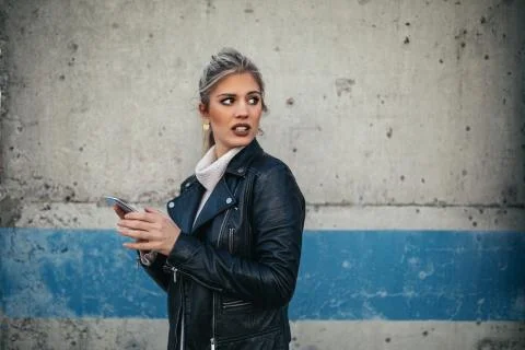 Staying in touch with friends Stock Photos