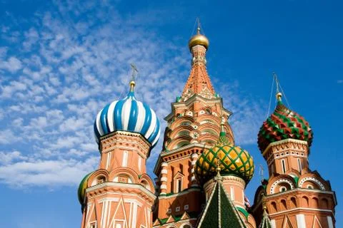St.Basil cathedral, Moscow, Russia Stock Photos