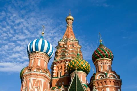 St.Basil cathedral, Moscow, Russia Stock Photos