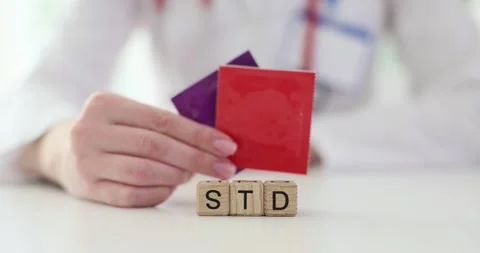 STD awareness protect yourself and partner Stock Footage 276412421