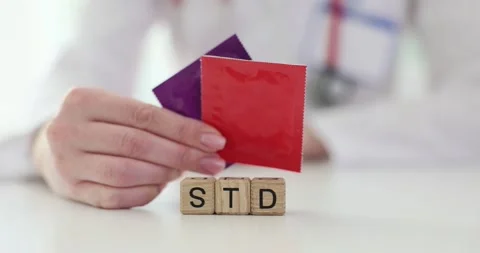 STD Awareness Protect yourself and partner Stock Footage 281156383