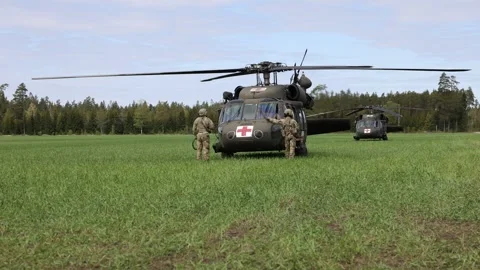 Steadfast Defender 2024, The US Army exercise Swift Response 24 Stock Footage 274666918