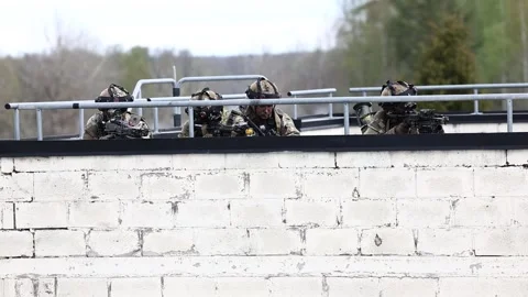 Steadfast Defender 2024, The US Army exercise Swift Response 24, Kvarn Stock Footage 274667118