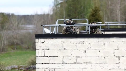 Steadfast Defender 2024, The US Army exercise Swift Response 24, Kvarn Stock Footage 274667126