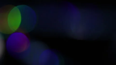 Steady blue-green row bokeh with slow motion Vídeo Stock 309486869