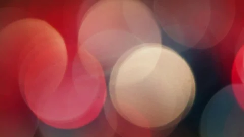 Steady circular bokeh red &amp; blue Stock Footage 119286873