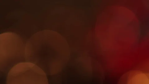 Steady circular bokeh yellow &amp; red Stock Footage 119287267