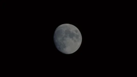 STEADY CLOSE UP OF THE MOON 動画素材 140214893