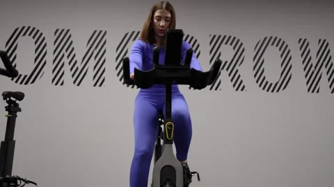 Steady endurance cardio session Stock Footage 328253564