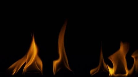 Steady Fire from Bottom Element 02 (HD) Stock Footage 201333801