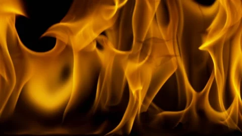 Steady Fullscreen Fire Background Loop 02 Video stock 201333817