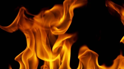 Steady Fullscreen Fire Background Loop 03 Stock Footage 201333820