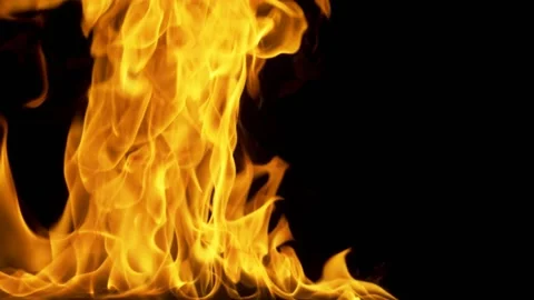 Steady Fullscreen Fire Background Loop 18 (HD) Stock Footage 201333840