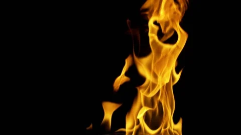 Steady Fullscreen Fire Background Loop 17 (HD) Stock Footage 201333847
