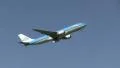 Steady KLM banking shot HD Footage