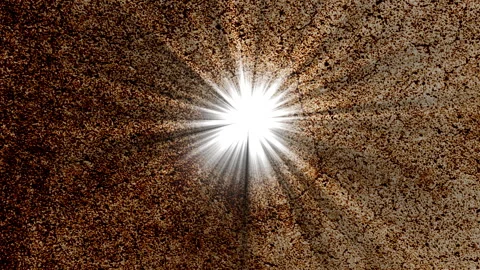 Steady light on a dirty, shaky background 스톡 동영상 315010608