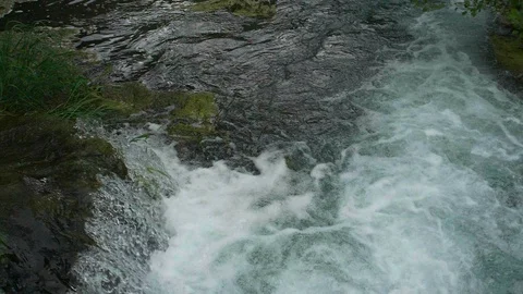 Steady shot of a mountain river Stock Footage 108676712