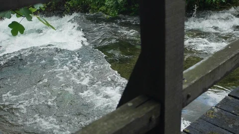 Steady shot of a mountain river Stock Footage 108676749