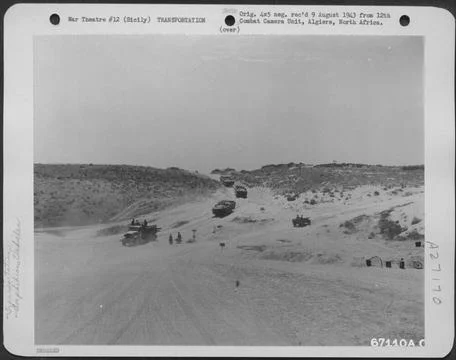 A steady stream of ducks shuttles back and forth between LST s (Landing Sh... Stock Photos