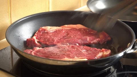 Steak 1 Video stock 167705556