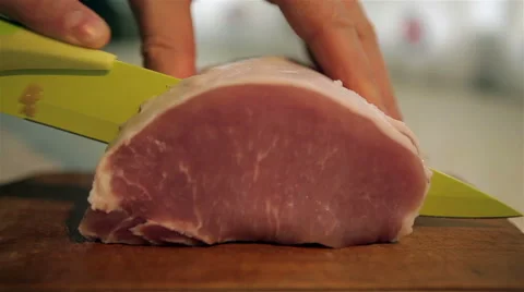 Steak and a knife Stock Footage 45996838