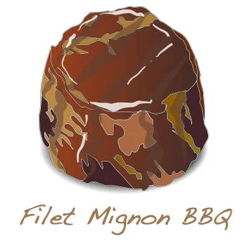 Steak BBQ vector Stock Illustration