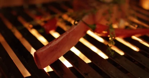 Steak being cooked Stock Footage 127124167
