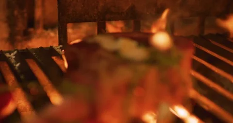 Steak being cooked Stock Footage 127124169