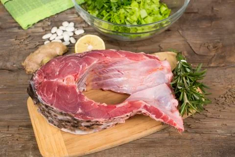 Steak catfish Stock Photos