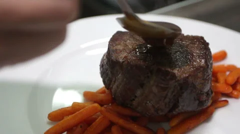 Steak cooking process Stock Footage 61866540