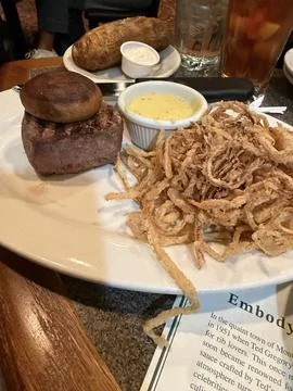 Steak dinner Stock Photos