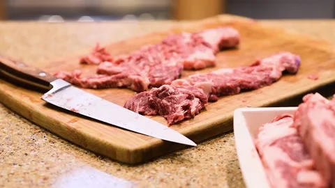 Steak Video stock 137276895