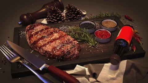 Steak Stock Footage 147403167