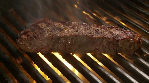 Steak grilling 140 Video stock 8852766