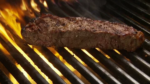 Steak grilling 141 Video stock 8852805