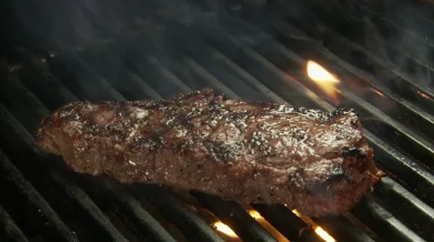 Steak grilling 153 Video stock 8852922