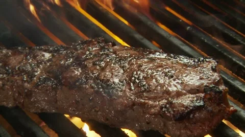 Steak grilling 156 Video stock 8852941