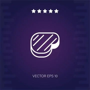 Steak  icon Stock Illustration