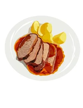 Steak Illustrazione stock
