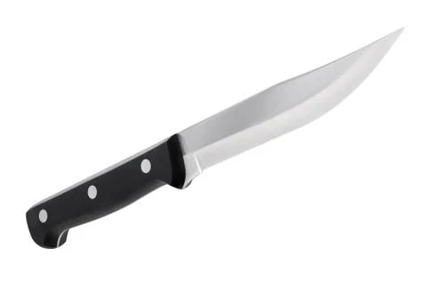 Steak knife with a clipping path Stock Photos