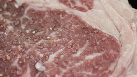 Steak macro Stock Footage 128183212