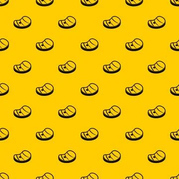 Steak of meat pattern vector Stock Illustration