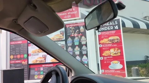 Steak N Shake Drive Thru Signage Restaur... | Stock Video | Pond5