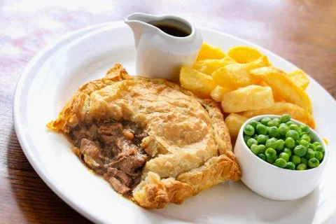 Steak pie Stock Photos