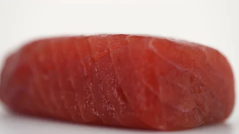 Steak of Raw Tuna Stock Footage 169731626