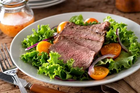 Steak Salad Stock Photos
