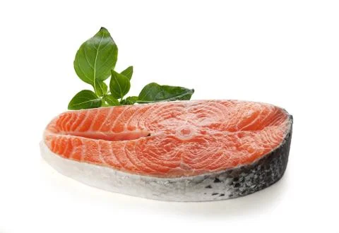 Steak of salmon Stock-Fotos