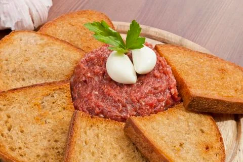 Steak tartar Stock Photos